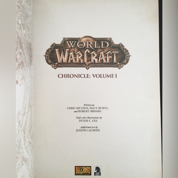 World Of Warcraft Chronicle Volume 1 - By Blizzard Entertainment - Hardcover - Picture 7 of 14
